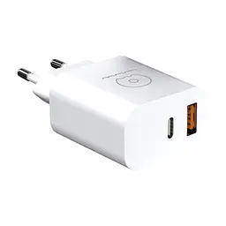 Зарядний пристрій WUW C172 1xUSB-C PD20W + 1xUSB QC3.0 18W Black (6972573335381)