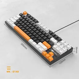 Клавіатура MageGee MK-Star Brown Switch Carbon B (6971969727311-UA) - мініатюра 8
