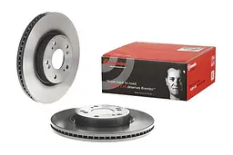 Диск гальмівний вентильований Honda Accord IX-X, Civic IX-X, Vezel 12-25р Brembo (09.C313.11) - мініатюра 2