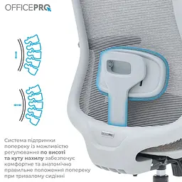 Офісне крісло OfficePro Wave OC670-G-G-G (OC670-G-G-G) - мініатюра 14