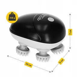 Електричний масажер для голови 4FIZJO Smart Head Massager 4FJ0620 Black (P-5907739319517) - мініатюра 2