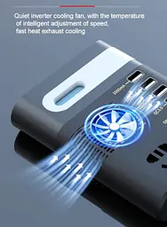 Автомобільний інвертор Asometech 12V 220V 200w Мережевий фільтр - мініатюра 5