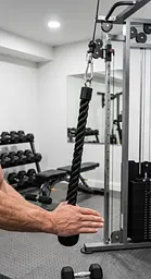 Канат для тяги York Fitness Hammer одинарний хват на трицепс - мініатюра 2