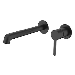 Змішувач для умивальника вбудований Koer KB-16029-05 Black KR5489 Чорний матовий
