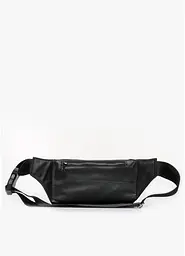 Чоловіча шкіряна сумка бананка Sambag Tirso PSO чорна 31 × 16 × 5 см (81119001m) - мініатюра 2