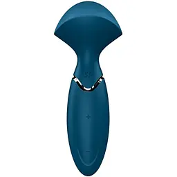 Вібромасажер Satisfyer Mini Wand-er Синій - мініатюра 7