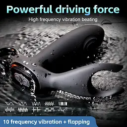 Стимулятор простати B - Series Cute Dual Tapping Anal, 10.1 см (чорний) - мініатюра 6