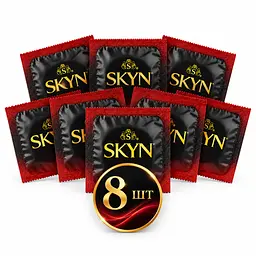 Презервативи SKYN Intense Feel 8 шт — безлатексні з точковою текстурою, максимум відчуттів поштучно