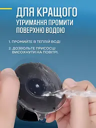 Тримач магнітний для телефона 360° в машину, телескопічний на присосці, Чорний (4855131763) - мініатюра 9