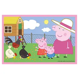 Кубики-пазл Clementoni Peppa pig 6 шт. (40659) - мініатюра 3