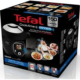 Мультиварка-скороварка Tefal Cook4me+ Connect 1600 Вт чорна (CY855830) - мініатюра 5
