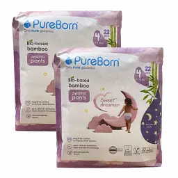 Нічні підгузки - трусики Pure Born розмір 4 (9-15 кг), 44 шт