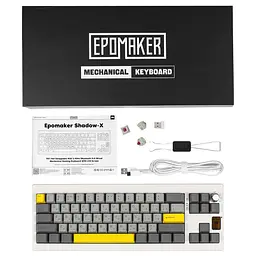 Клавіатура Epomaker Shadow-X Mulan White (SHX-W-M) - мініатюра 6