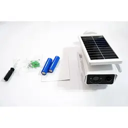 IP камера відеоспостереження RIAS X1 (iCSee APP) Wi-Fi 2MP вулична із сонячною панеллю White (3_02397) - мініатюра 7