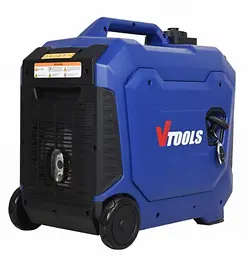 Інверторний Генератор Валіза VTOOLS VG4750iSR (3,8 - 4,0 кВт) з дисплеєм, електростартером, пультом ДУ - мініатюра 6