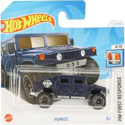 Набір: Базова машинка Hot Wheels HW Hot Trucks 57 Jeep FC червона (5785) + Базова машинка Hot Wheels HW First Response Hamvee синя (5785) - мініатюра 3