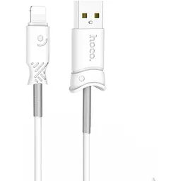 Кабель Hoco X24 Pisces charging data cable for Lightning Білий
