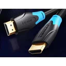 Кабель мультимедійний HDMI M to HDMI M 0.75m V2.0 4K60Hz black Vention (AACBE) - мініатюра 2