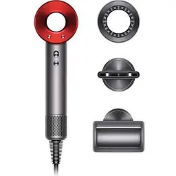 Фен Dyson HD08 Supersonic Nickel / Red (565266-01)