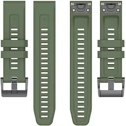 Ремінець DK CDK для Garmin Instinct 2 22mm Silicone Sport Band Classic 2 шт. (015189) (green) - мініатюра 3