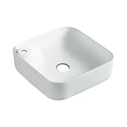 Раковина накладна Volle Arte 43x43x13 см white 1301.005443, Білий