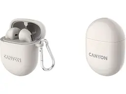 Навушники Canyon TWS-6 Beige (CNS-TWS6BE) - мініатюра 4