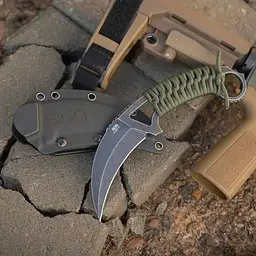 Ніж SOG Gambit XL Чорний-Оливковий - мініатюра 4