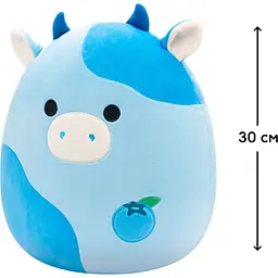 М'яка іграшка Squishmallows Корівка Рутанія 30 м блакитна (SQCR06624) - мініатюра 6