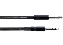 Балансный аудио кабель Jack 6,3 stereo — Jack 6,3 stereo Cordial EM6VV 6м - мініатюра 2