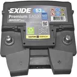 Акумулятор автомобільний EXIDE PREMIUM 53A (EA530) - мініатюра 4
