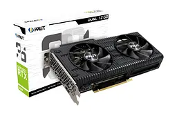 Відеокарта Palit RTX3060-DUAL (NE63060019K9-190AD) б/в
