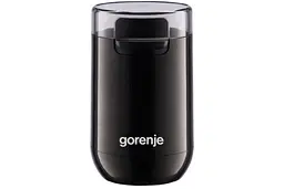 Кавомолка роторна Gorenje 150Вт, об'єм зерен-45г, пластик/метал, чорний