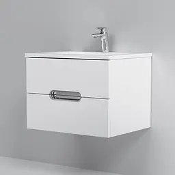 Тумба підвісна AM.PM Spirit 60 см з умивальником (M70-FUX0602-WC0602-38) - мініатюра 4