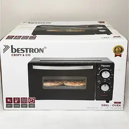 Духовка настільна Bestron AOV9, 800 Вт, 9 л, чорний - мініатюра 5