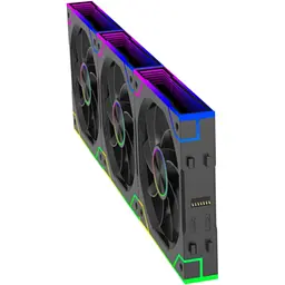 Вентилятор для корпуса 120mm*3 Xilence GAMING XPF360R.ARGB PWM REVERSE - мініатюра 4