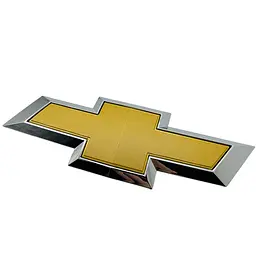 Емблема передня Chevrolet Cruze (2009-2014р) золото+хром 240х82мм пластик (на засувках)