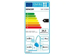 Пилосос з мішком Sencor SVC 52WH-EUE3 - мініатюра 3