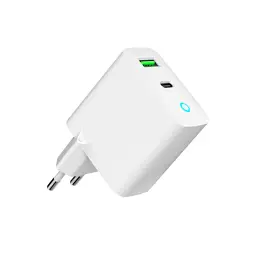 Зарядний пристрій Gembird 1xUSB-A + 1 Type-C (PD20Вт + QC3.0 18Вт) white (TA-UC-PDQC20L-W-01) - мініатюра 3