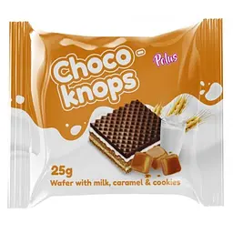 Вафля Polus Choco Knops Молоко-карамель-арахіс 25 г