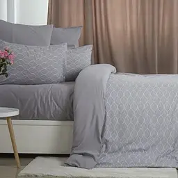 Комплект постільної білизни Melluna Urban Grace сімейна сірий (2-04720_33558) - мініатюра 3