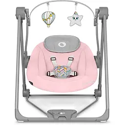 Крісло-гойдалка Lionelo Otto Pink Baby з ігровою дугою рожеве (LO-OTTO PINK BABY) - мініатюра 3