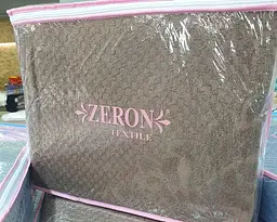 Махрове простирадло-покривало Zeron Turkey 150х220 Bawer Kafve - мініатюра 2