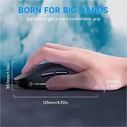 Миша Attack Shark X8 Plus Wireless Black (AS-6972792471761-B) [159862] - мініатюра 5