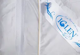 Ковдра зимова Iglen Climate-comfort пух сірий полуторна 140х205 - мініатюра 3