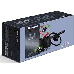 Ківш Ringel Grey Line зі з'ємною ручкою з кришкою 16 см (RG-4155-16) - мініатюра 6