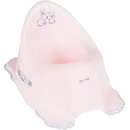 Горщик дитячий Tega Baby антиковзкий Bunny powder pink