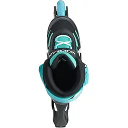 Ролики Rollerblade Microblade 28-32 Black/Light blue (1012-86B0751530-NK02-28-32) - мініатюра 6