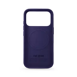 Силиконовый чехол с MagSafe для Apple iPhone 17 Pro, ICON2 MagCase, фиолетовый, противоударный, панель с мягкой подкладкой, защита всего корпуса, поддержка беспроводной зарядки, совместим с защитными стеклами и пленками, ArmorStandart (ARM88993) - мініатюра 2
