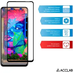 Скло захисне ACCLAB Full Glue Infinix Hot 50 Pro Black (1283126598807) - мініатюра 5