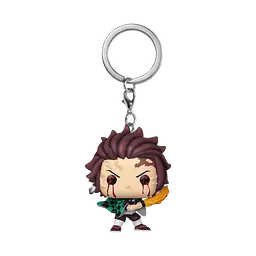 Фігурка брелок Funko Pop Фанко Поп Demon Slayer Tanjiro Клинок розсікаючий демонів Танджиро 4 см DS TK KC 4 - мініатюра 2